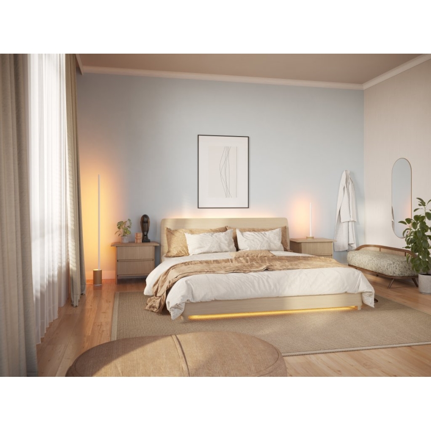 Philips - LED RGBW Stmievateľná stojacia lampa Hue SIGNE LED/29W/230V 2000-6500K béžová