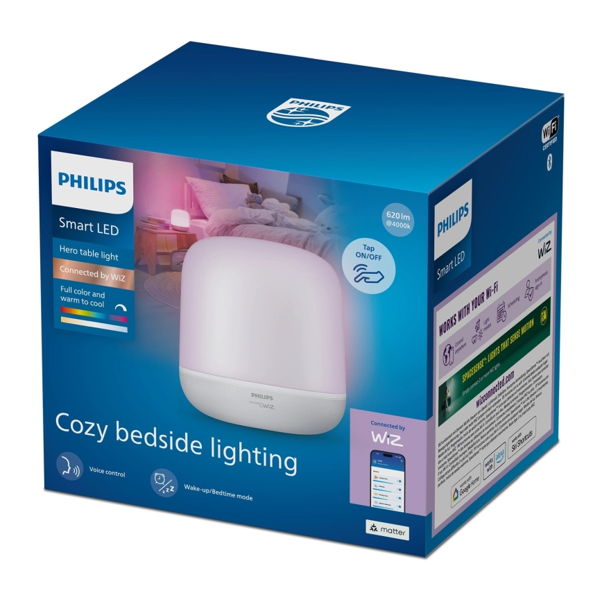 Philips - LED RGBW stmievateľná dotyková stolná lampa SMART LED/8,5W/230V 2200-6500K Wi-Fi