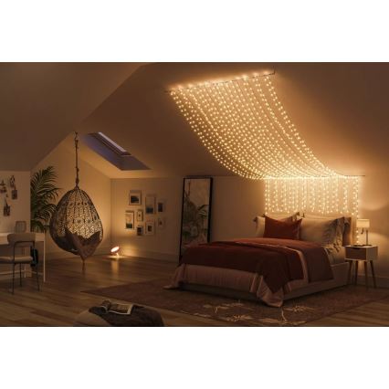 Philips - LED RGBW Stmievateľná vonkajšia reťaz HUE WHITE AND COLOR AMBIANCE 250xLED 24,4 m 2000-6500K IP54