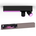 Philips - LED RGBW Stmievateľné bodové svietidlo Hue CENTRIS 2xGU10/4,2W/230V + LED/11W 2000-6500K