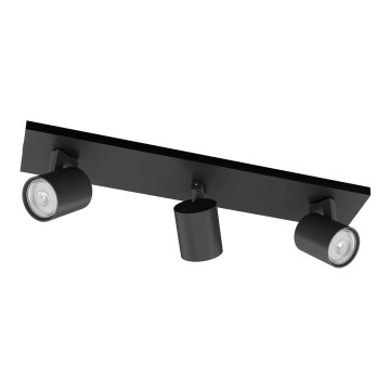 Philips - LED RGBW Stmievateľné bodové svietidlo RUNNER 3xGU10/6,5W/230V 2700-6500K čierna