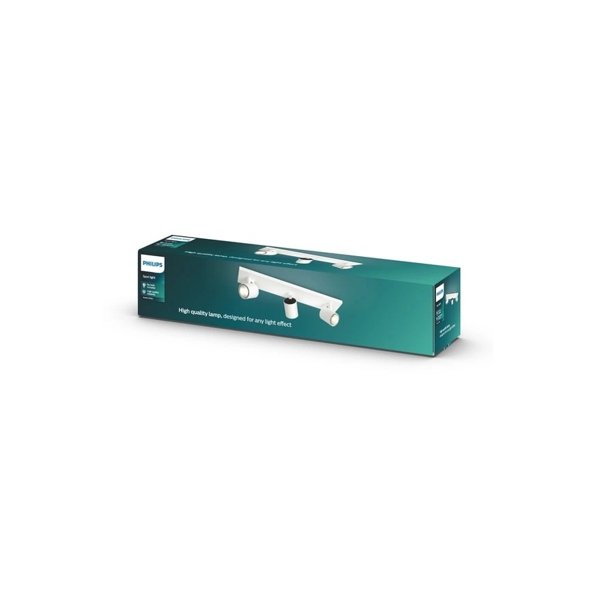 Philips - LED RGBW stmievateľné bodové svietidlo RUNNER 3xGU10/6,5W/230V 2700-6500K biela