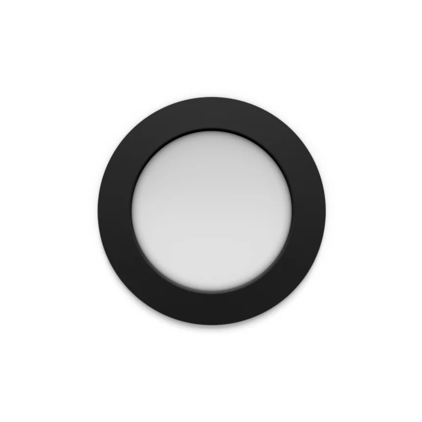 Philips - LED RGBW stmievateľné kúpeľňové podhľadové svietidlo Hue SLIM LED/12W/230V 1000-20000K čierna IP44