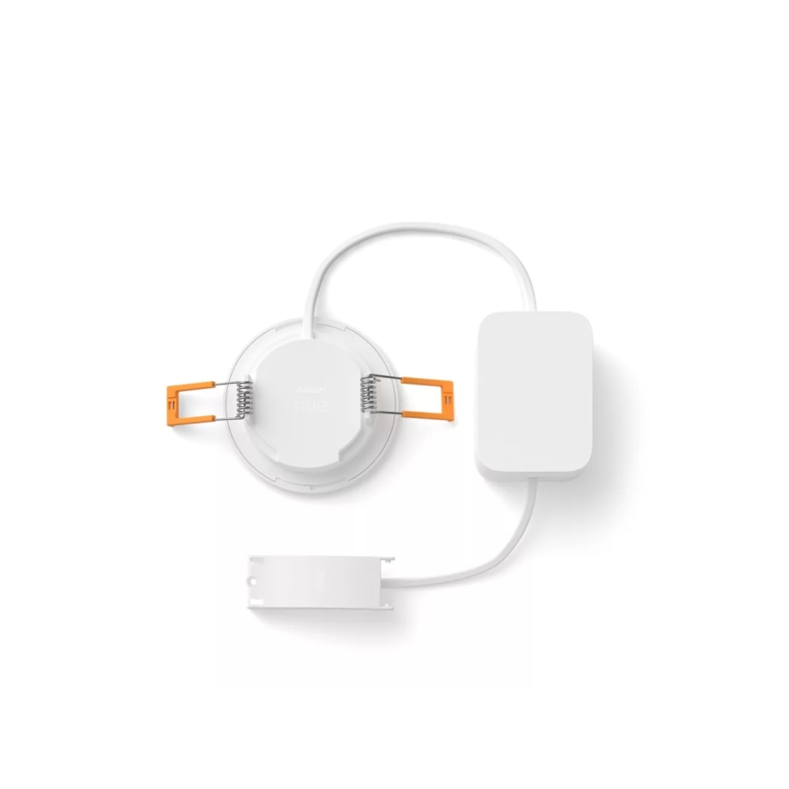 Philips - LED RGBW stmievateľné kúpeľňové podhľadové svietidlo Hue SLIM LED/8,3W/230V 1000-20000K biela IP44