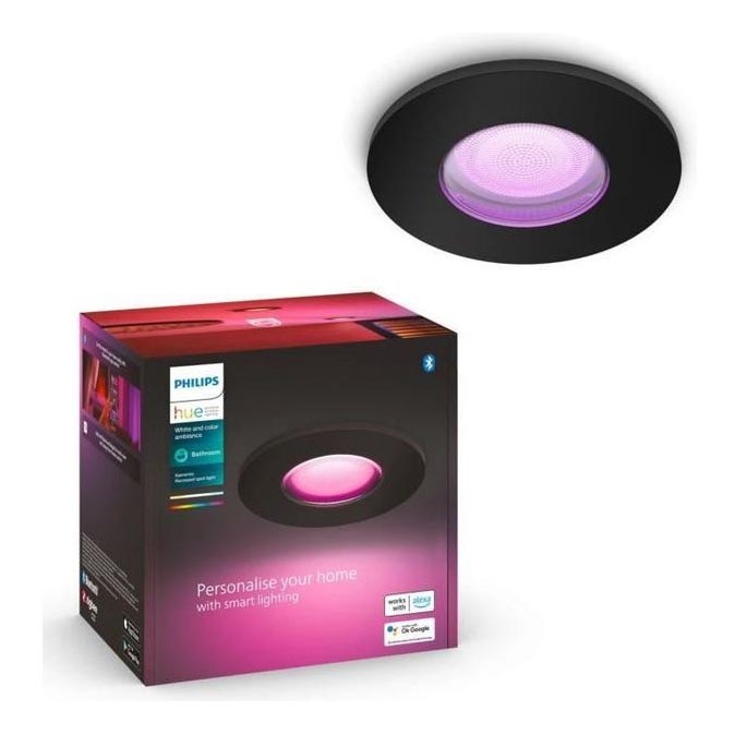 Philips - LED RGBW Stmievateľné kúpeľňové podhľadové svietidlo Hue XAMENTO GU10/5,7W/230V IP44 2200-6500K