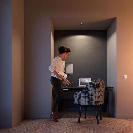 Philips - LED RGBW stmievateľné zapustené svietidlo do podhľadu DONEGAL 1xGU10/4,8W/230V + diaľkové ovládanie