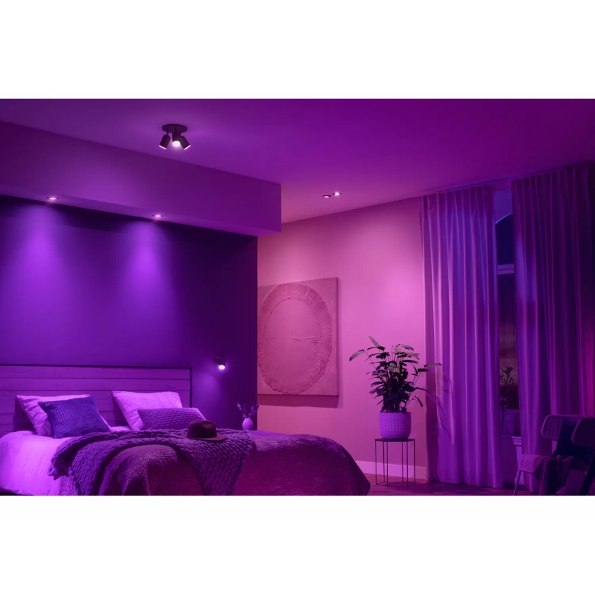 Philips - LED RGBW Stmievateľné podhľadové svietidlo Hue CENTURA 1xGU10/4,2W/230V 2000-6500K