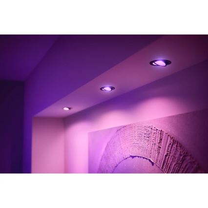 Philips - LED RGBW Stmievateľné podhľadové svietidlo Hue CENTURA 1xGU10/4,2W/230V 2000-6500K