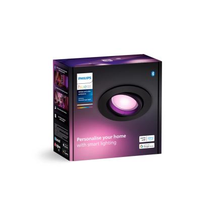 Philips - LED RGBW Stmievateľné podhľadové svietidlo Hue CENTURA 1xGU10/4,2W/230V 2000-6500K