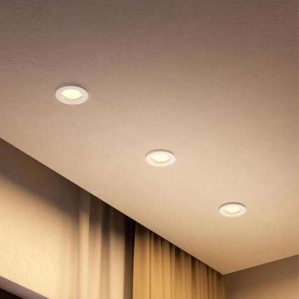 Philips - LED RGBW stmievateľné podhľadové svietidlo PERIDOT 1xGU10/6,5W/230V 2700-6500K biela