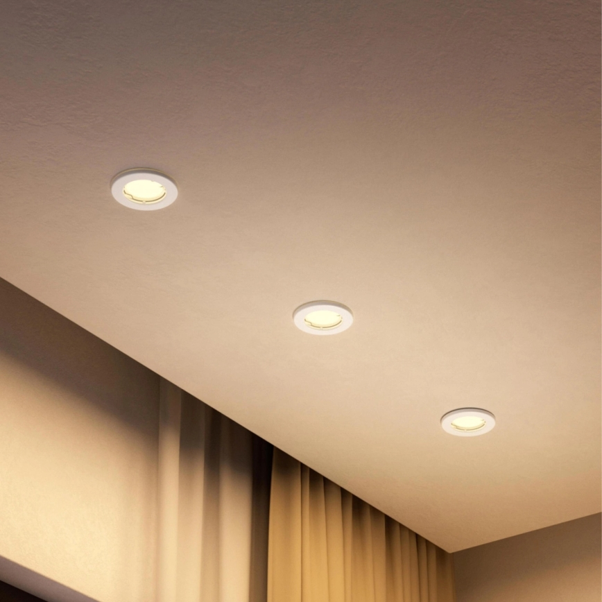 Philips - LED RGBW stmievateľné podhľadové svietidlo PERIDOT 1xGU10/6,5W/230V 2700-6500K biela