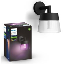 Philips - LED RGBW Stmievateľné vonkajšie nástenné svietidlo Hue ATTRACT LED/8W/230V 2000-6500K IP44