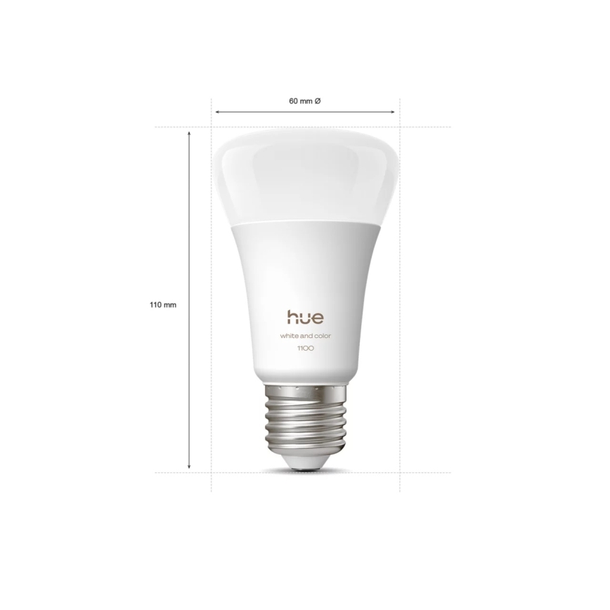 Philips - LED RGBW stmievateľný pás Hue FLUX 3m LED/12W/230V + 2x inteligentná žiarovka WHITE AND COLOR AMBIANCE E27/8,1W/230V 1000-20000K