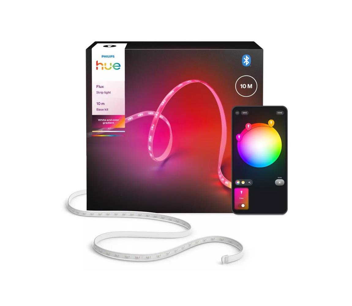Philips - LED RGBW Stmievateľný pás Hue FLUX 10m LED/20W/230V 2200-6500K 8721103088215