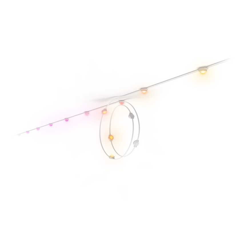 Philips - LED RGBW Predĺžovacia stmievateľná vonkajšia svetelná reťaz Hue FESTAVIA 16xLED 9m 1000-20000K IP65