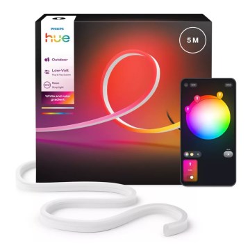 Philips - LED RGBW stmievateľný vonkajší pás Hue NEON 5m LED/30W/230V 2200-6500K IP67