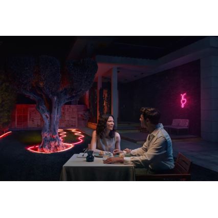 Philips - RGBW stmievateľný vonkajší LED pás Hue NEON 10 m LED/30 W/230 V 2200–6500 K IP67