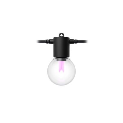Philips - LED RGBW Stmievateľný vonkajší svetelný reťazec Hue FESTAVIA 10xLED 7m IP65