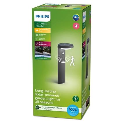 Philips - LED Solárna lampa so senzorom LED/1,2W/4V 4000K IP44