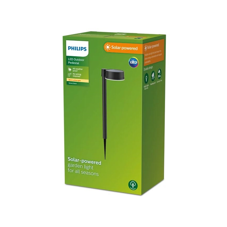 Philips - LED Solárna lampa VYNCE LED/1,5W/3,7V 1500 mAh IP44