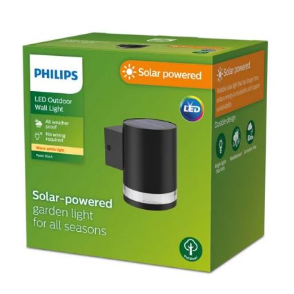 Philips - LED Solárne nástenné svietidlo FYCE LED/1,5W/3,7V IP44