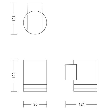 Philips - LED Solárne nástenné svietidlo FYCE LED/1,5W/3,7V IP44