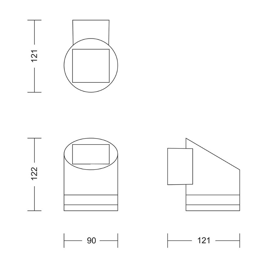 Philips - LED Solárne nástenné svietidlo FYCE LED/1,5W/3,7V IP44