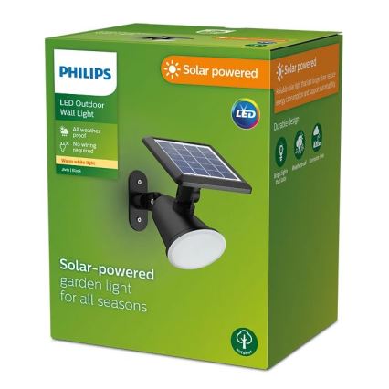 Philips - LED Solárne nástenné svietidlo JIVIX LED/1,4W/3,7V IP44