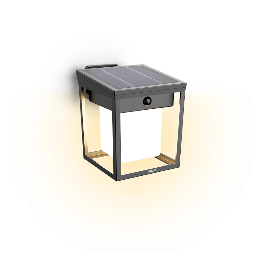 Philips - LED Solárne nástenné svietidlo so senzorom BLAISE LED/1,5W/3,7V 3000K IP44