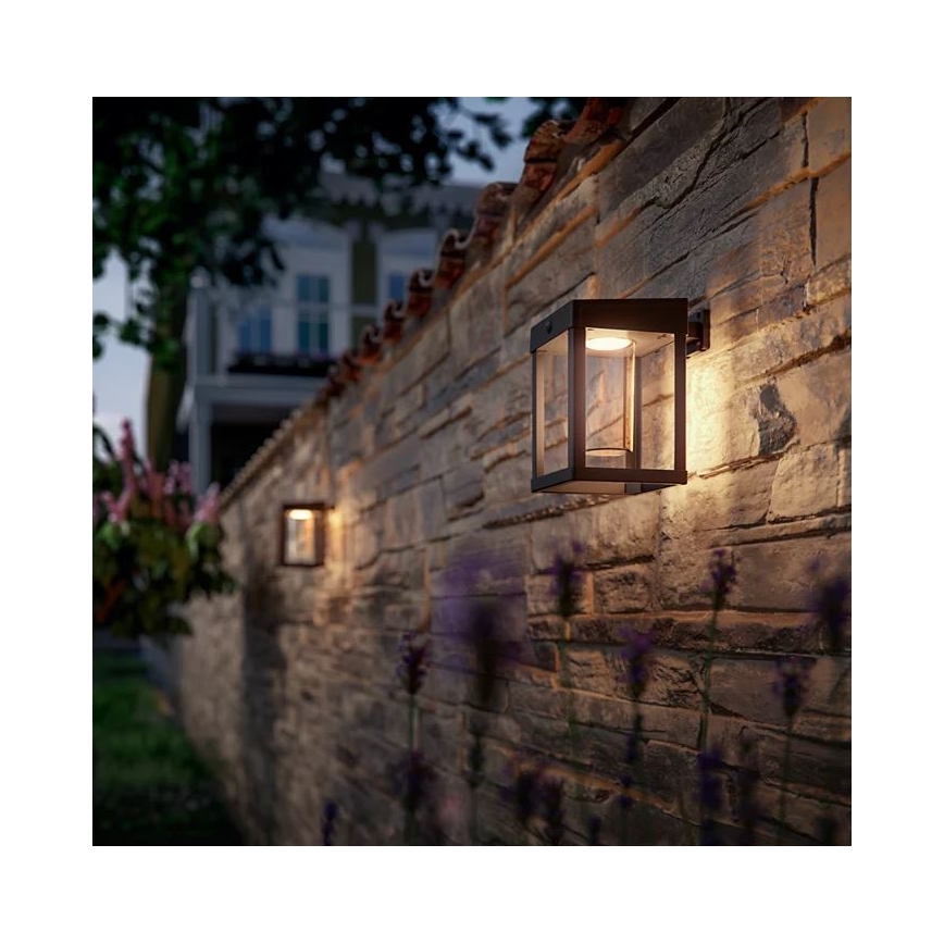 Philips - LED Solárne nástenné svietidlo so senzorom CAMILL LED/1,4W/3,7V IP44