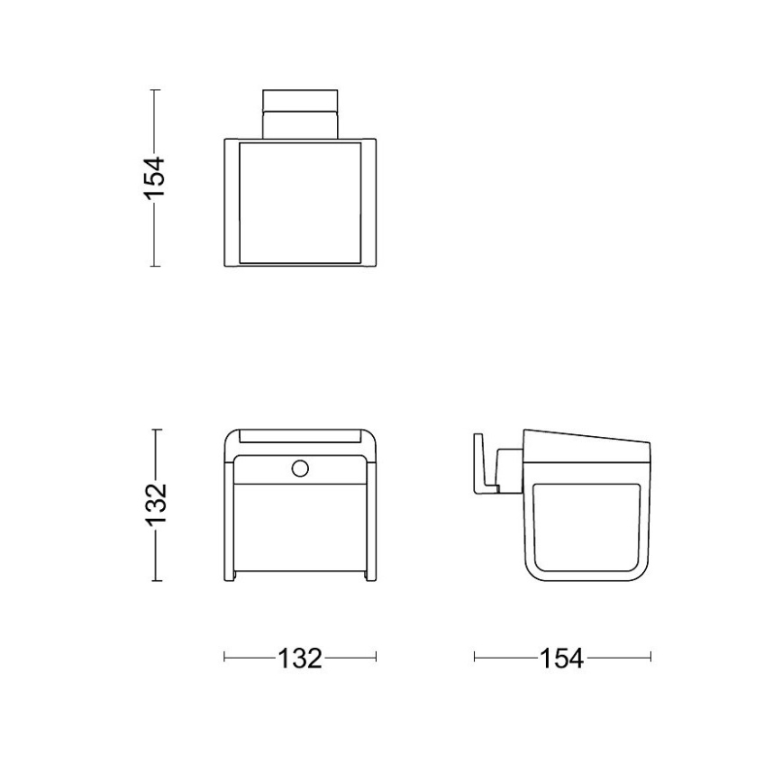 Philips - LED Solárne nástenné svietidlo so senzorom EZRA LED/1,8W/3,7V 2600 mAh 3000K IP44