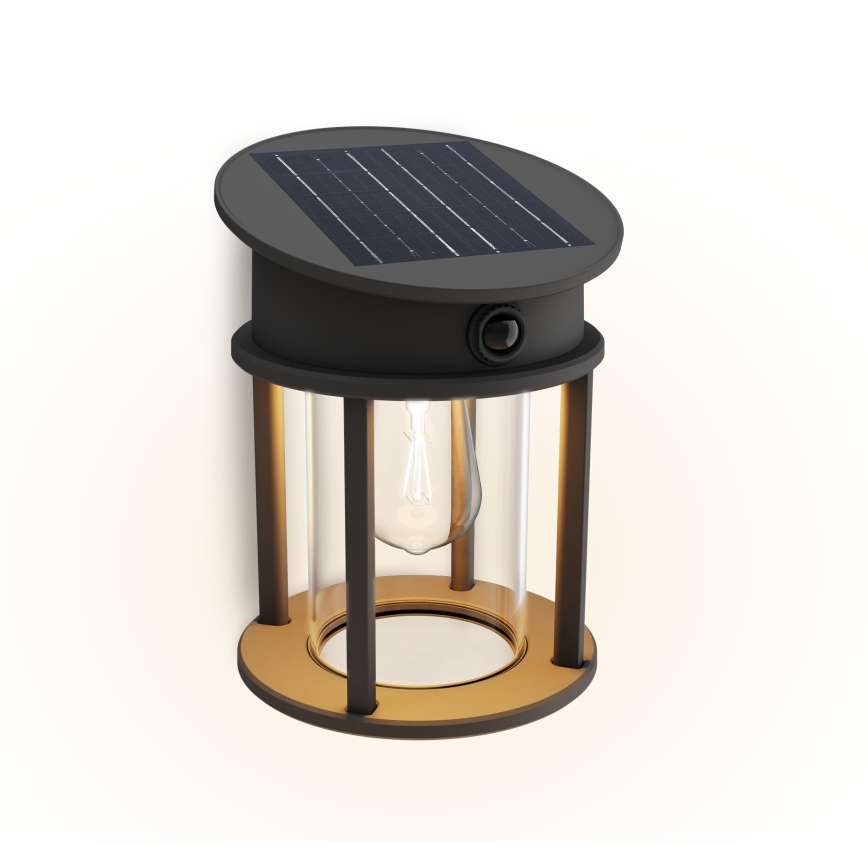 Philips - LED Solárne nástenné svietidlo so senzorom GERI LED/3,2W/3,7V 2700K IP44