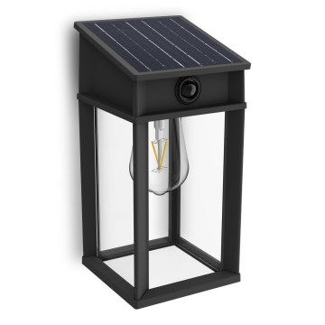 Philips - LED Solárne nástenné svietidlo so senzorom GERI LED/3,2W/3,7V 4000K IP44