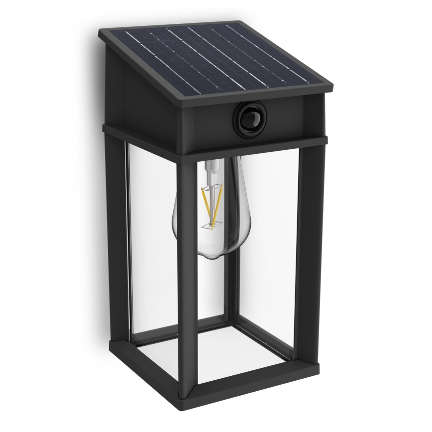 Philips - LED Solárne nástenné svietidlo so senzorom GERI LED/3,2W/3,7V 4000K IP44