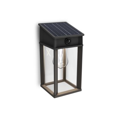 Philips - LED Solárne nástenné svietidlo so senzorom GERI LED/3,2W/3,7V 4000K IP44