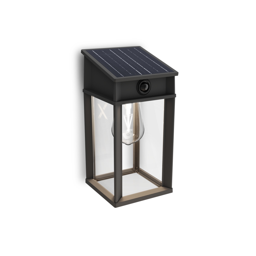 Philips - LED Solárne nástenné svietidlo so senzorom GERI LED/3,2W/3,7V 4000K IP44