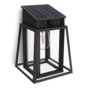 Philips - LED Solárne nástenné svietidlo so senzorom LYSIN LED/3,2W/3,7V 2700K IP44