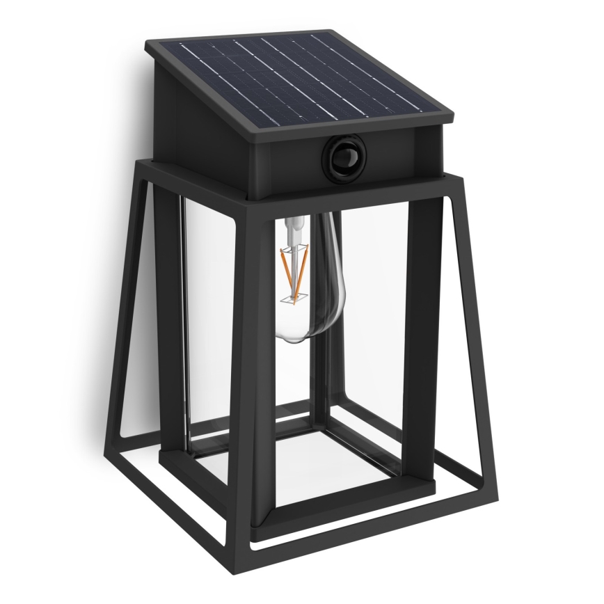 Philips - LED Solárne nástenné svietidlo so senzorom LYSIN LED/3,2W/3,7V 2700K IP44