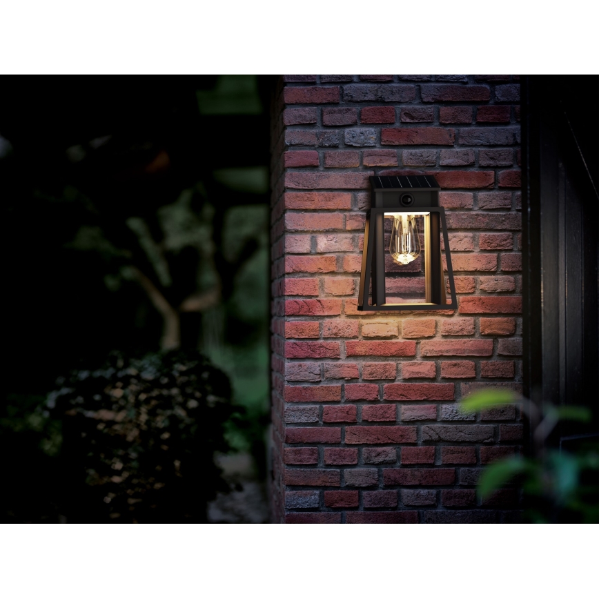 Philips - LED Solárne nástenné svietidlo so senzorom LYSIN LED/3,2W/3,7V 2700K IP44