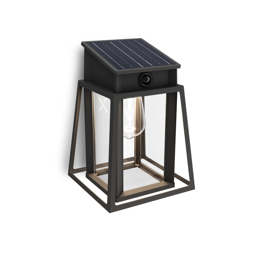 Philips - LED Solárne nástenné svietidlo so senzorom LYSIN LED/3,2W/3,7V 4000K IP44
