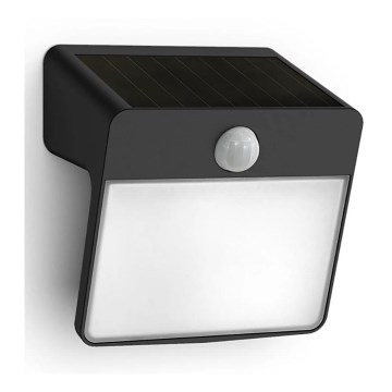 Philips - LED Solárne nástenné svietidlo so senzorom pohybu a súmraku YARIXA LED/2,2W/3,7V 600 mAh IP44