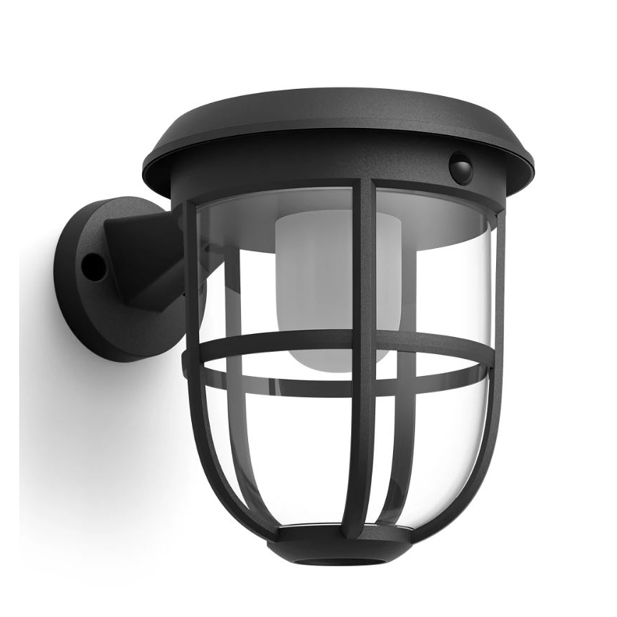 Philips - LED Solárne nástenné svietidlo so senzorom pohybu a súmraku RADII LED/1,3W/3,7V 2000 mAh 3000K IP44