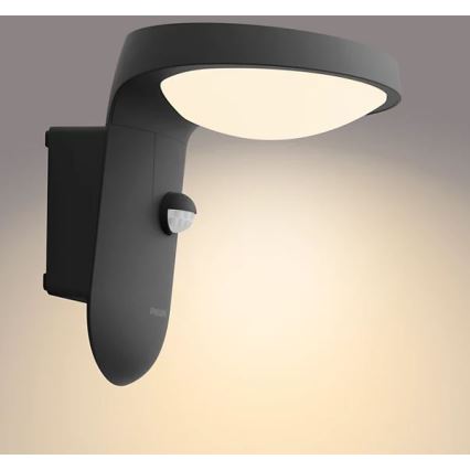Philips - LED Solárne nástenné svietidlo so senzorom LED/1,2W/4V 1800 mAh 3000K IP44