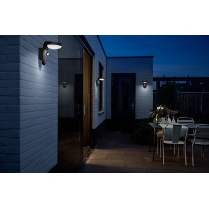 Philips - LED Solárne nástenné svietidlo so senzorom LED/1,2W/4V 1800 mAh 4000K IP44