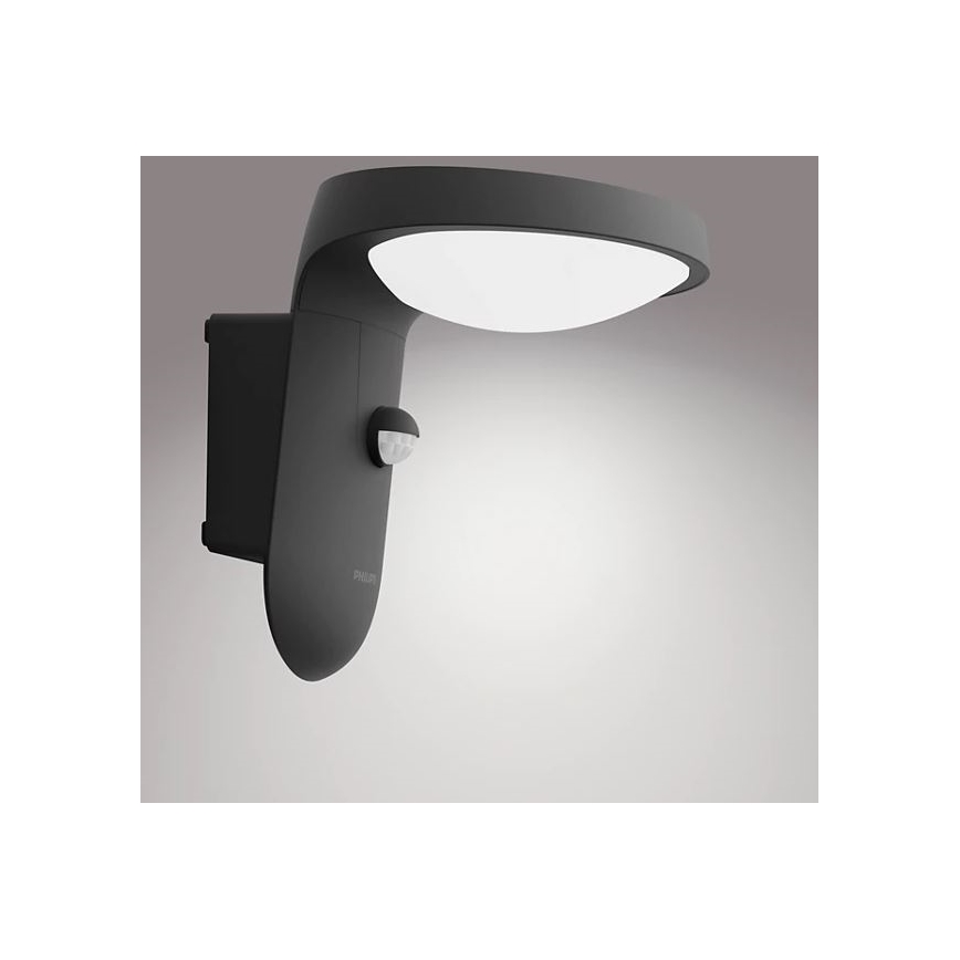 Philips - LED Solárne nástenné svietidlo so senzorom LED/1,2W/4V 1800 mAh 4000K IP44