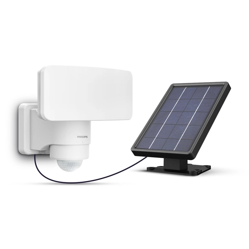 Philips - LED Solárne nástenné svietidlo so senzorom TYLUS LED/6W/3,7V 3000K IP44