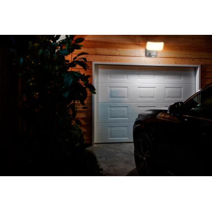 Philips - LED Solárne nástenné svietidlo so senzorom TYLUS LED/6W/3,7V 3000K IP44