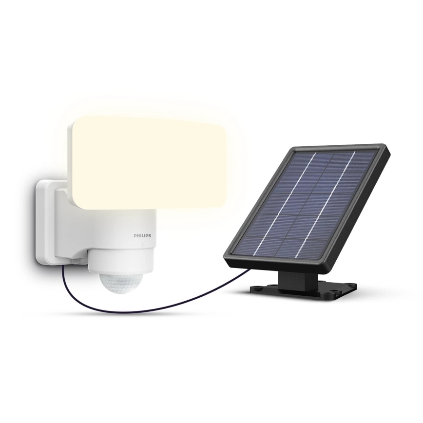 Philips - LED Solárne nástenné svietidlo so senzorom TYLUS LED/6W/3,7V 5000K IP44