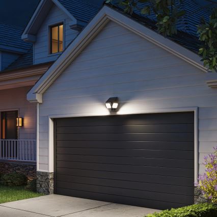 Philips - LED solárne nástenné svietidlo so senzorom ZYREN LED/24,5W/3,7V 2600 mAh 3000K IP65