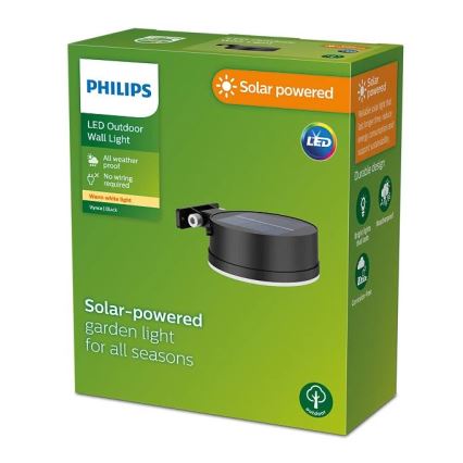 Philips - LED Solárne nástenné svietidlo VYNCE LED/1,5W/3,7V IP44